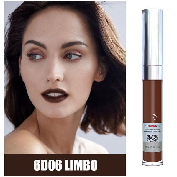 

nude lip gloss waterproof matte liquid lipstick long-lasting velvet brown gloss1