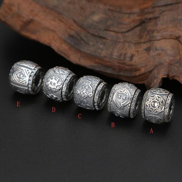 

pendants 925 sterling silver lucky beads pendant jewelry (fgl), Black