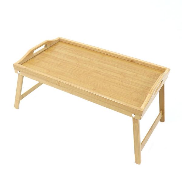 

camp furniture portable bamboo mini single folding table for dinner