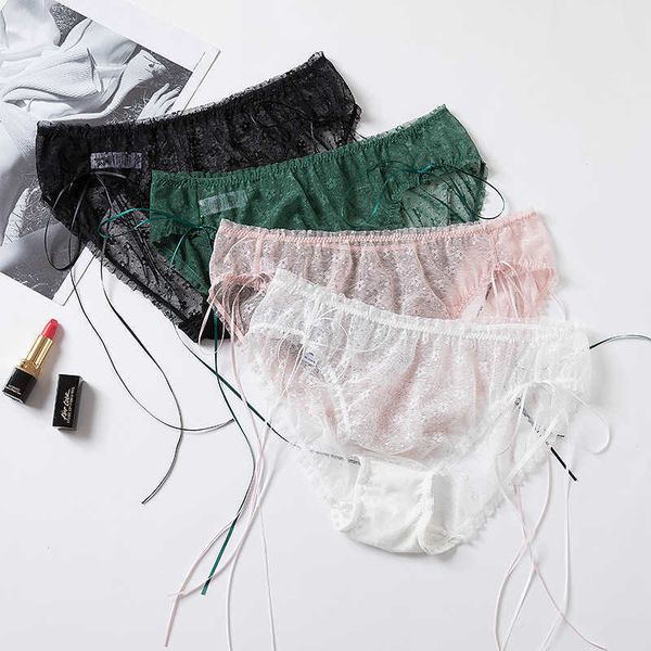 

briefs panties daisy ins full lace temptation low waist ribbon transparent girl sv, Black;white