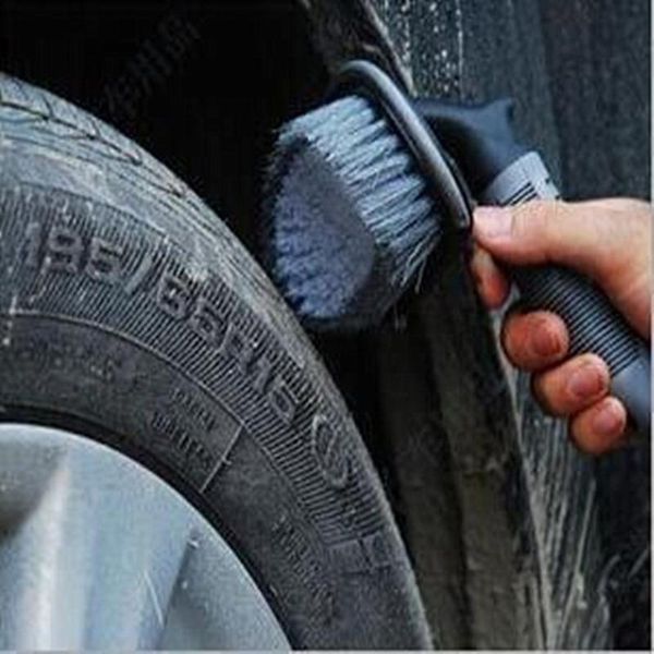 

car sponge t shape wheel hub cleaning brush wash vehicle steel ring wax tools
