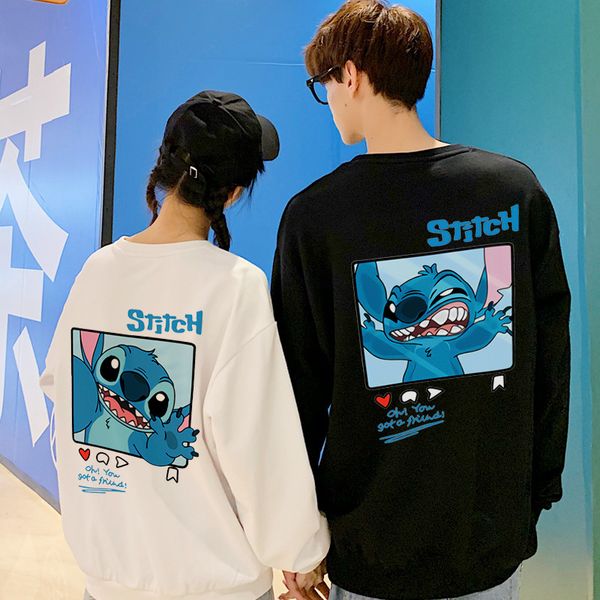 

stevie's joint couple's sweater spring and autumn thin couple's dress autumn korean jacket women's fashion, Black