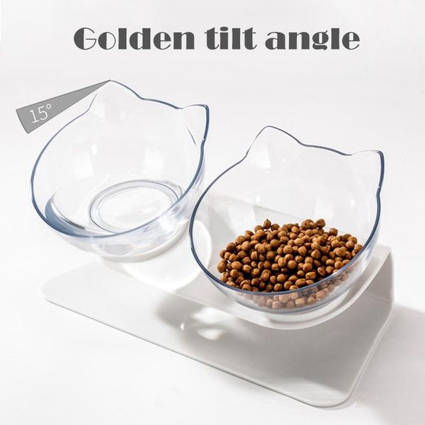

cat bowls & feeders double with stand pet feeding eco-friendly dog water feeder ksi999