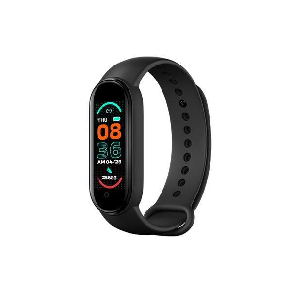 M6 intelligente orologio da polso Fitness Tracker frequenza cardiaca reale monitor della pressione sanguigna schermo a colori IP67 impermeabile per lo sport Dropshipping