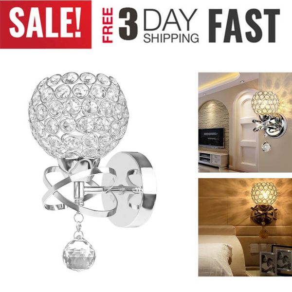 

wall lamps sconce crystal light simple and creative warm bedroom bedside lamp lights for home lighting