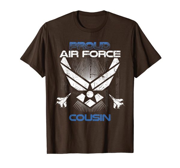 

proud air force cousin t-shirt veterans day shirts t-shirt, White;black