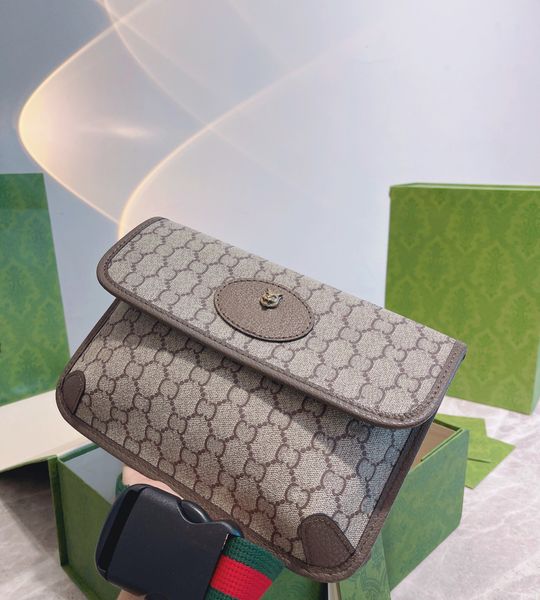 

men and womens noe vintag luxury designer women bags tiger head messenger bag retro printing brand one-shoulder canvas shoulder strap coin p