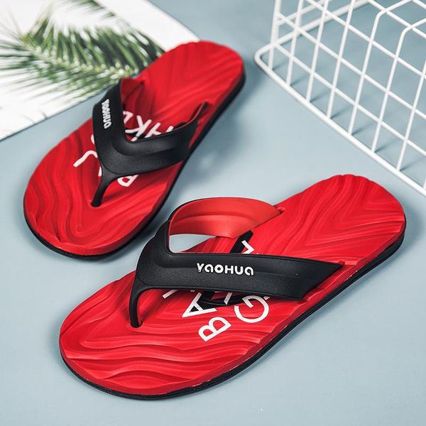 

slippers jumpmore fashion men summer trendy shoes outdoor eva flip flops size 40-45, Black