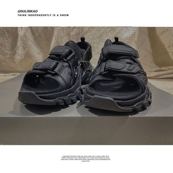 

europe station dade shoes paris sandals men fashion in summer 2021[finished on may 25] zlh, Black