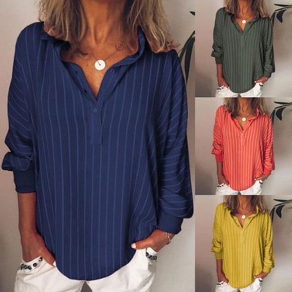 

dress black striped print loose plus size dolman sleeve blouse women shirt and women's blouses & shirts, White