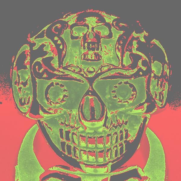 

cluster rings gothic punk steampunk stainless steel finger ring devil skull for men biker, Golden;silver