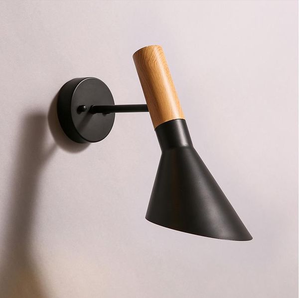 

wall lamp creative iron art nordic simple industrial wind bedroom bedside corridor aisle mirror front led