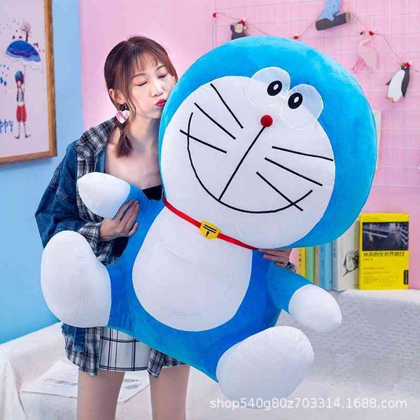 

doraemon plush toy dingdang robot cat doll blue fat man pillow gift