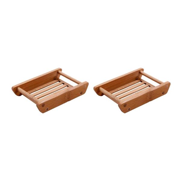 

soap dishes 2pcs japanese style holder mould-proof sanitary draining box random