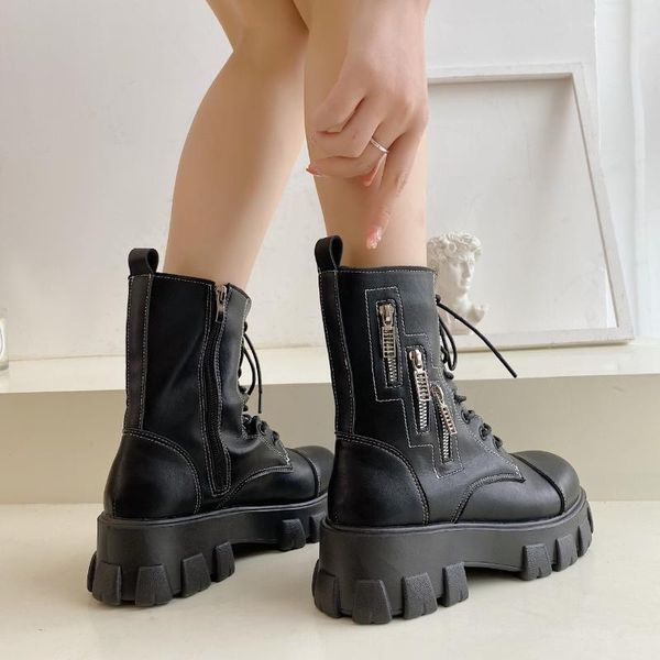 

boots 2021 slim women wedges over the knee thick bottom high heels autumn winter wear-resistant non-slip woman boot, Black