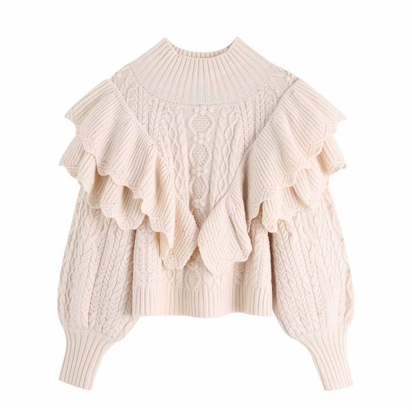 

women's sweaters turtlenecks sweater jumpers, flashlight sleeves, fancy mesh frilly, twisted jumpers. ysmp, White;black