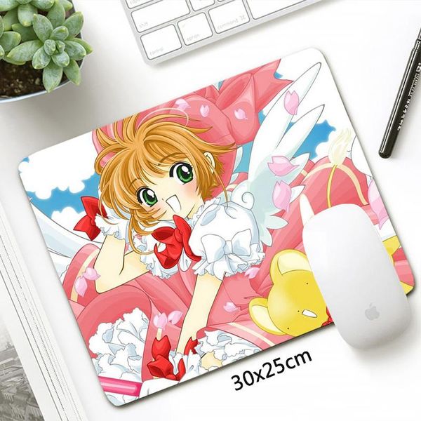 

mouse pads & wrist rests 30x25cm anime card captor sakura mousepad small fashion otaku gaming pad gamer lovely girl lapnotebook mat offi