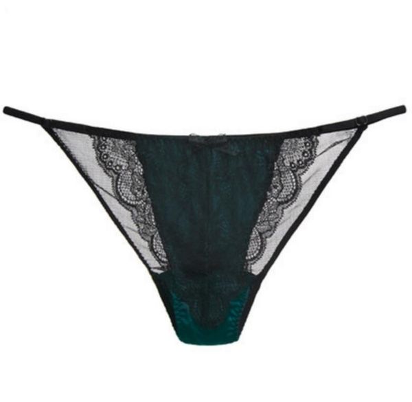 

silk underwear dark green women red lace panties summer women's, Black;pink