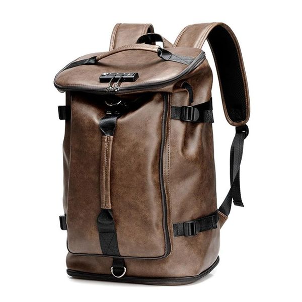 

backpack aelicy men's anti-theft waterproof usb password charging bag student travel multifunctional shoulder storage