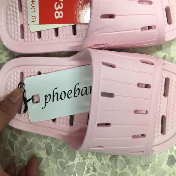 

slippers women lady fashion summer outside or indoor pink, Black