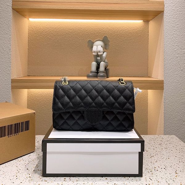 

female bag leather European and American fashion diamond chain designer hand bag key case Chains Plain