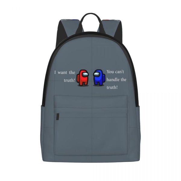 

backpack 3d video game team impostor sus sussy amogus bag man woman schoolbag