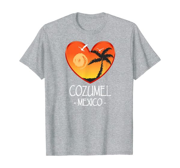 

cozumel, mexico caribbean sea cruise post souvenir gift t-shirt, White;black