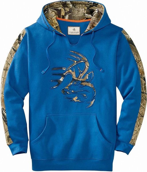 

men's hoodies legendary whitetails mens big & tall camo outfitter hoodie 22e7#, Black