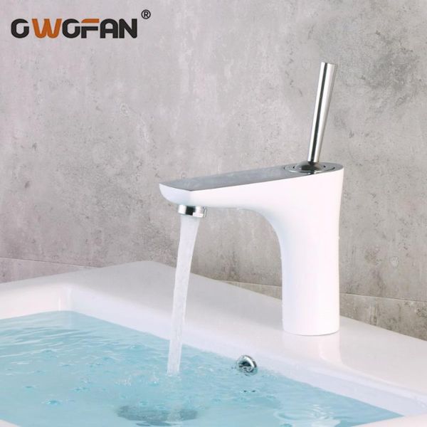 

bathroom sink faucets brass elegant white basin faucet and cold water mixer tap single handle deck mounted f5657