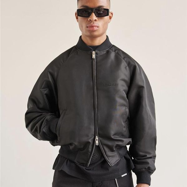 

men's jackets represent vintage jacket offset logo cotton black s-xl, Black;brown