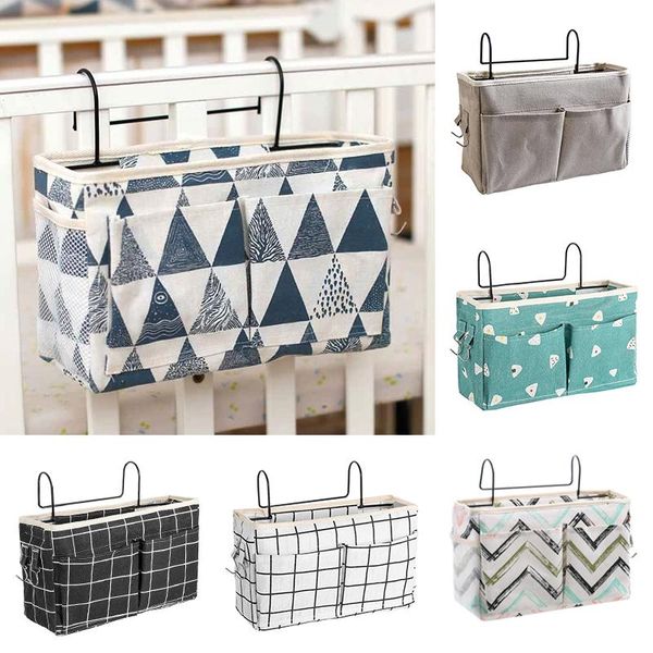 

storage bags fabric hanging bag dormitory bedside magic belt hook mobile phone jewelry key pendant classification box