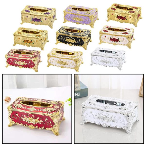 

tissue boxes & napkins home car case box luxury holder european napkin paper rack office table accessories ktv el