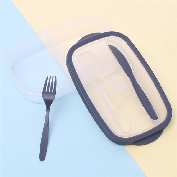

storage bottles & jars plastic bento box meal food prep lunch 2 compartment reusable microwavable containers home lunchbox