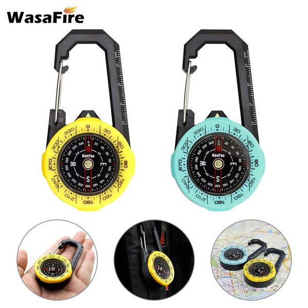 

outdoor gadgets compass waterproof eva carabiner tourist camping hunting luminous with 1-2-3 system