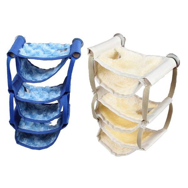 

multi-layer small animals toy bed resting hamster hammock playing rat bedding nest platform for super glider e56e animal supplies