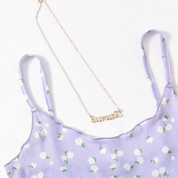 

vintage florak camisole print women cami sleeveless pullover vest crop shirts spaghetti strap, White