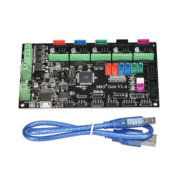 

multimeters 3d printer parts mks gen v1.4 control board motherboard controller module compatible ramps1.4 lcd2004 12864 reprap usb cable
