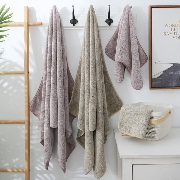 

towel coral fleece absorbent and thickened 140*70cm large bath male female couples towels bathroom toalla playa
