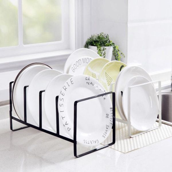 

bathroom storage & organization kitchen organizer pot lid rack stainless steel spoon holder shelf cooking dish pan cover stand accessories