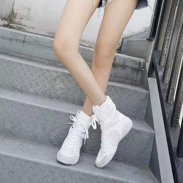 

boots 2021 england casual leather high-belt breathable women, Black