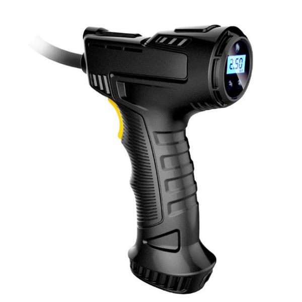 

inflatable pump 120w rechargeable air compressor portable inflator digital for car bicycle balls