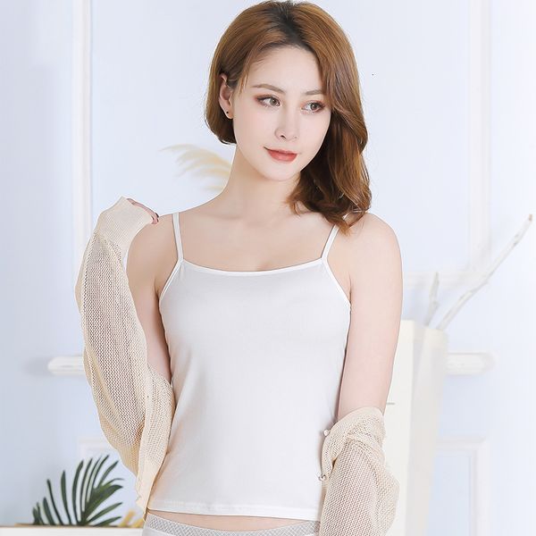 

and cool breathable solid color ice silk vest with sling in summer, Black;white