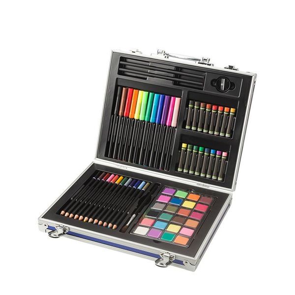 

gift sets watercolor paint set 24 colors water color pigment pastel colored pencil professional art painting pencils eraser supplies