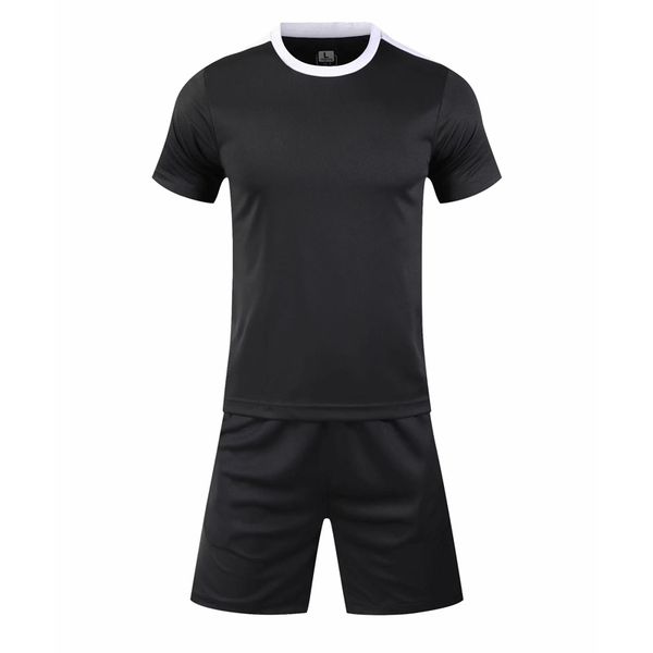 

08#2004 selling soccer jerseys custom printed number name and team logo graphic full kit men football shirt, Black