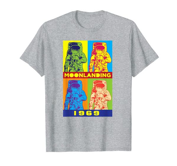 

apollo 11 pop art design for 50th anniversary, White;black