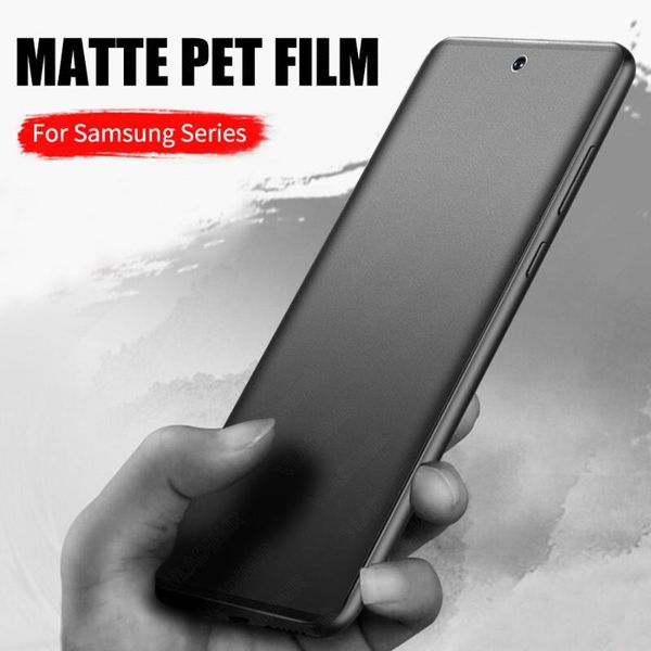 

full cover soft matte frosted film for galaxy s20 ultra s10 plus s10e lite note 10 anti-fingerprint screen protector cell phone prot protect