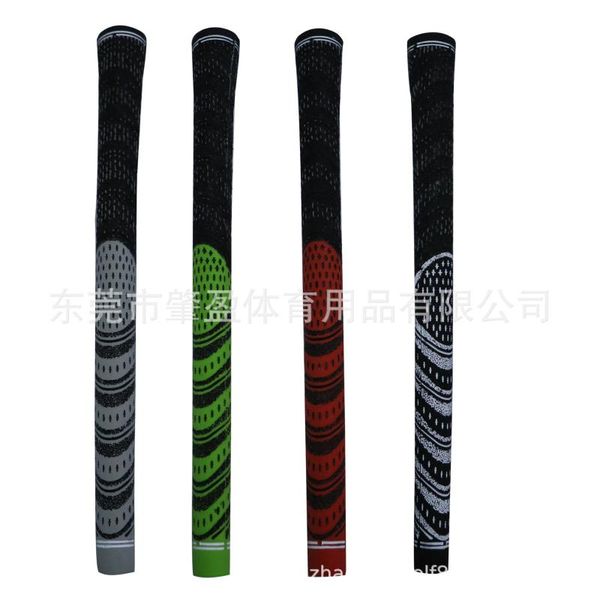 

club grips red green gray standard golf grip