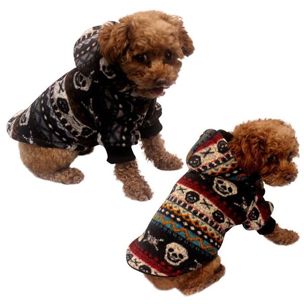 

dog apparel pet autumn double layer winter warm clothes thickening hooded coat 2 legged and breathable hoodie washable durable