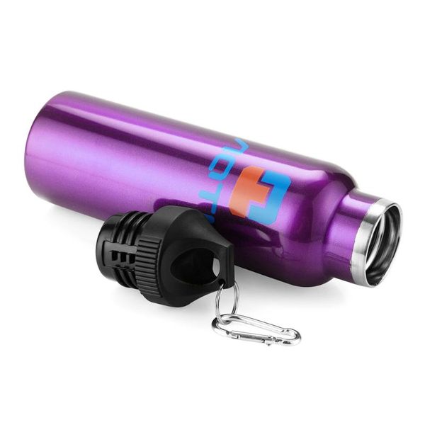 

water bottle 600ml stainles steel sport drinking bottles hiking portable with cleaning brush kit camping equipment