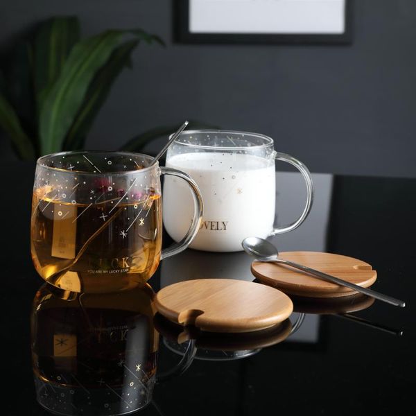 

mugs glass transparent star meteor mug ceramic cup advertising gift custom log